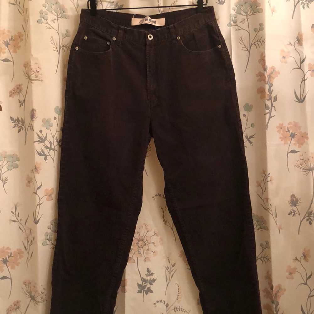 Ladies’ Dark Green Gap Corduroys